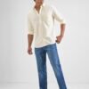 71nDX+0IcFL._SY679_ Highlander Men Yellow Button Down Solid Slim Fit Full Sleeve Shirt
